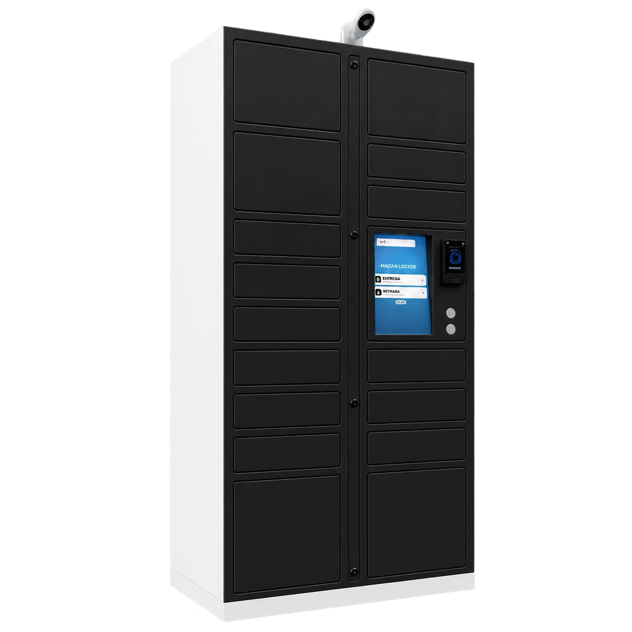 Federal Locker no acabamento Preto