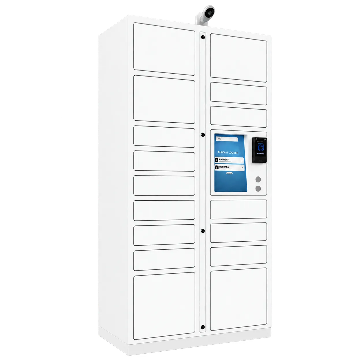 Federal Locker no acabamento Branco